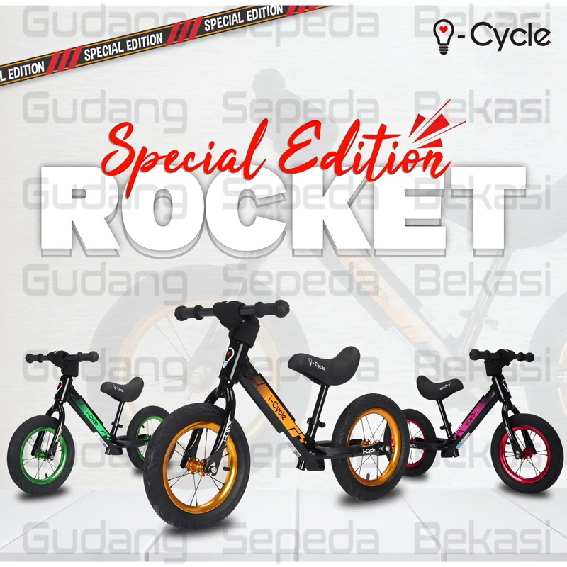 PRODUK TERBARU TERLARISSS SEPEDA ANAK I-CYCLE ROCKET // ASSAULT // ASSAULT SE // DEMON // ANNEX BALA