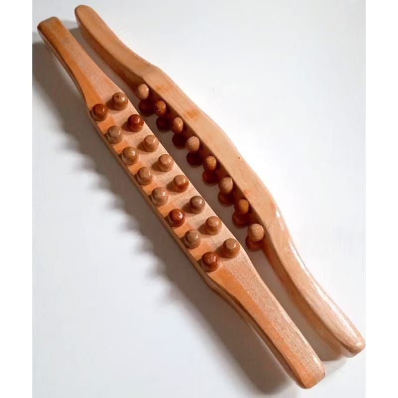 Tongkat Gua Sha Kayu Untuk Pijat Punggung Kayu Pijat Punggung Kayu Pijat Paha Kayu Pijat Leher Kayu 