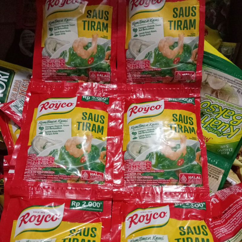 

ROYCO SAUS TIRAM renceng 10'S
