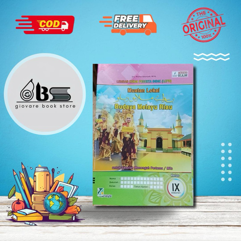 BUKU LKS BMR KELAS 9 SEMESTER 1 DAN 2 INPRASA | LKS BUDAYA MELAYU RIAU SMP KELAS 9 SEMESTER 1 DAN 2 
