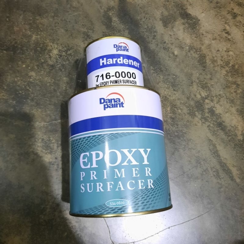 Epoxy Primer Surfacer 1kg merk Dana Paint / Cat Dasar Besi Epoxy Hardener / Epoksi Danapaint / Dana 