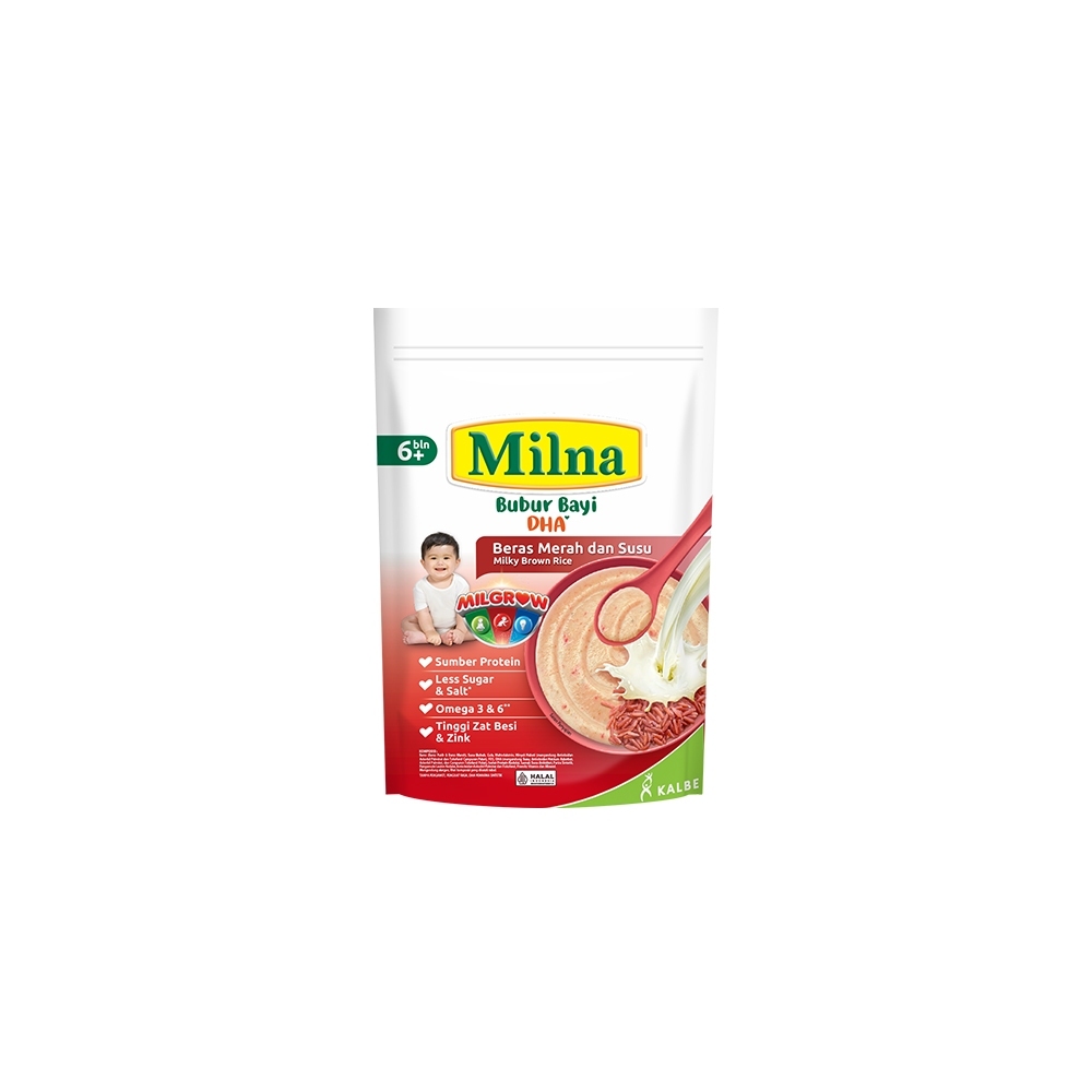 MILNA BUBUR BAYI 6+ BERAS MERAH