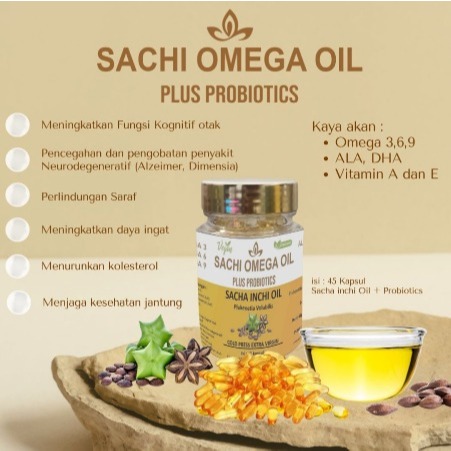 Sachi Omega Oil Plus Probiotics