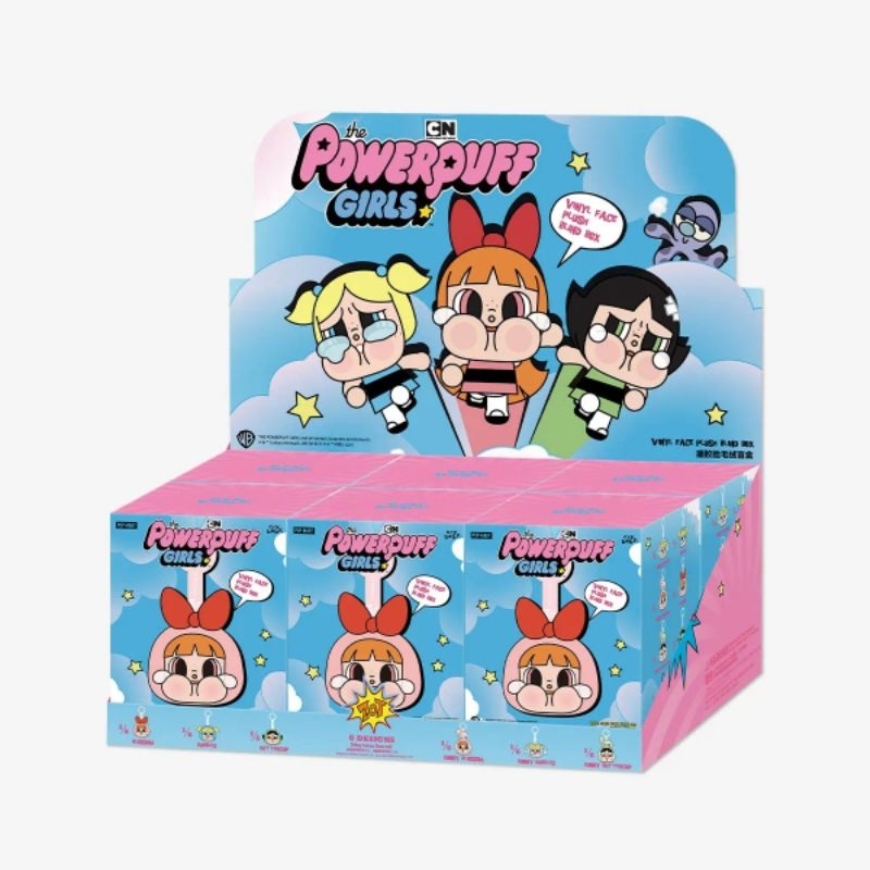 POWERPUFF GIRLS VINYL FACE PLUSH