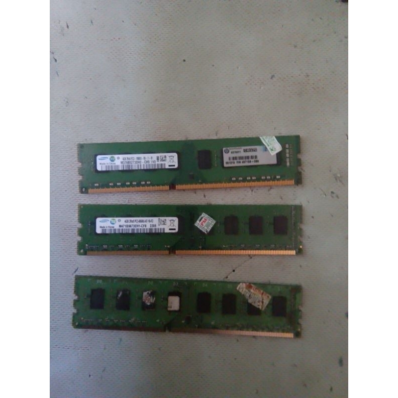 Ram DDR3 4GB 2GB bekas kantor normal