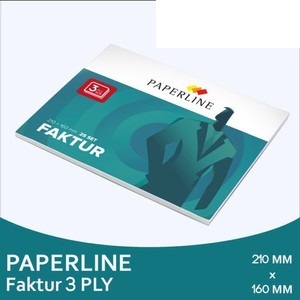 

paperline faktur 3ply/3 rangkap (harga 10 buku)