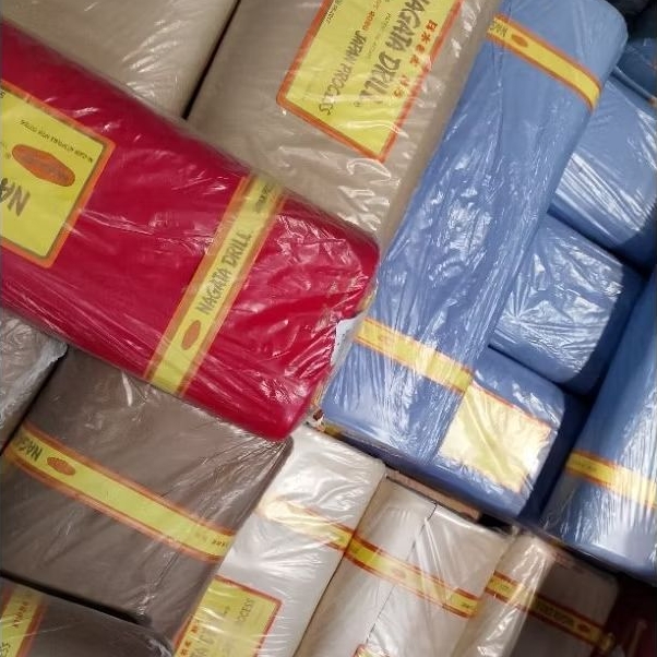 Kain Nagata Japan Drill SEMUA WARNA Per 1 Roll Isi 35 Meter Bahan Seragam Sekolah, Celana, Kemeja PD