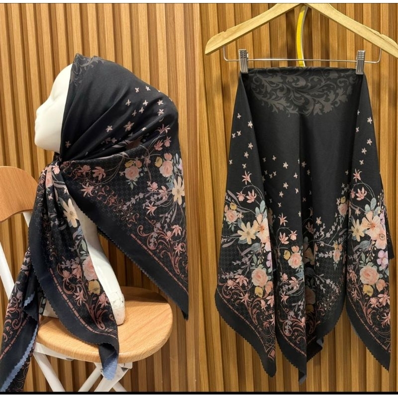 JILBAB SEGI 4 DENAY KW /KERUDUNG DENAY SEGI EMPAT DENAY KW SEGI 4 EMPAT KATUN MOTIF PREMIUM DENAY DA
