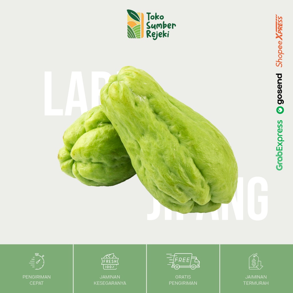 

Jipang / Labu Siam Segar - Toko Sumber Rejeki Yogyakarta