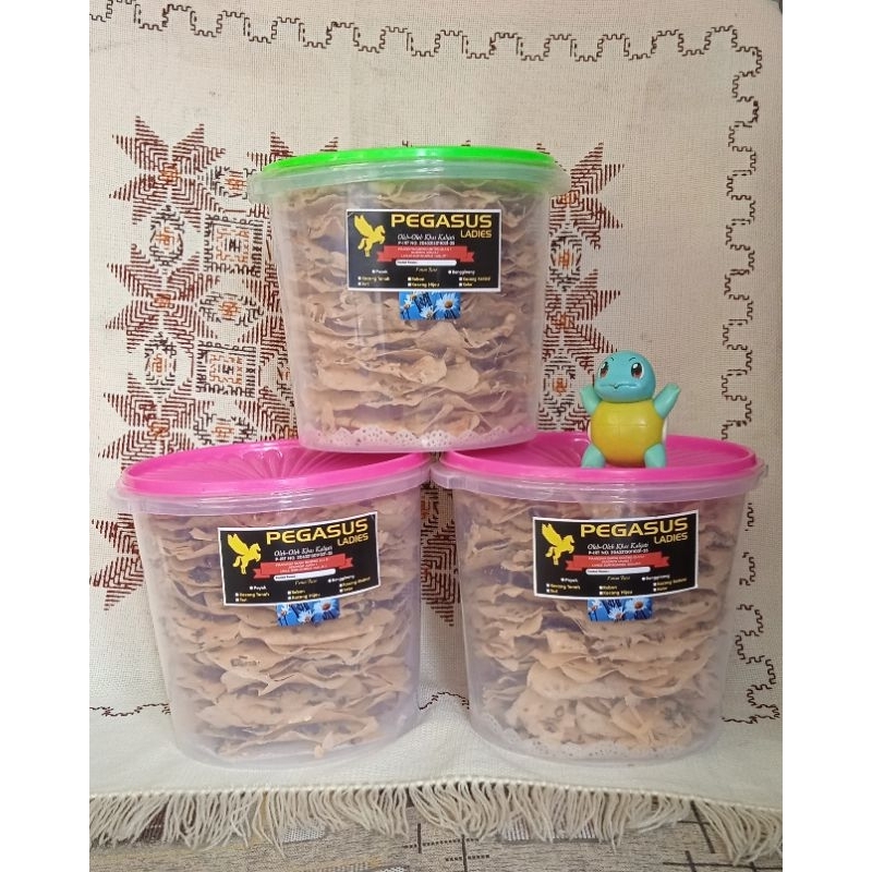 

Peyek Pegasus Premium | Kacang Tanah | Udang Rebon | Toples 5L | OlehOleh Khas Kalijati