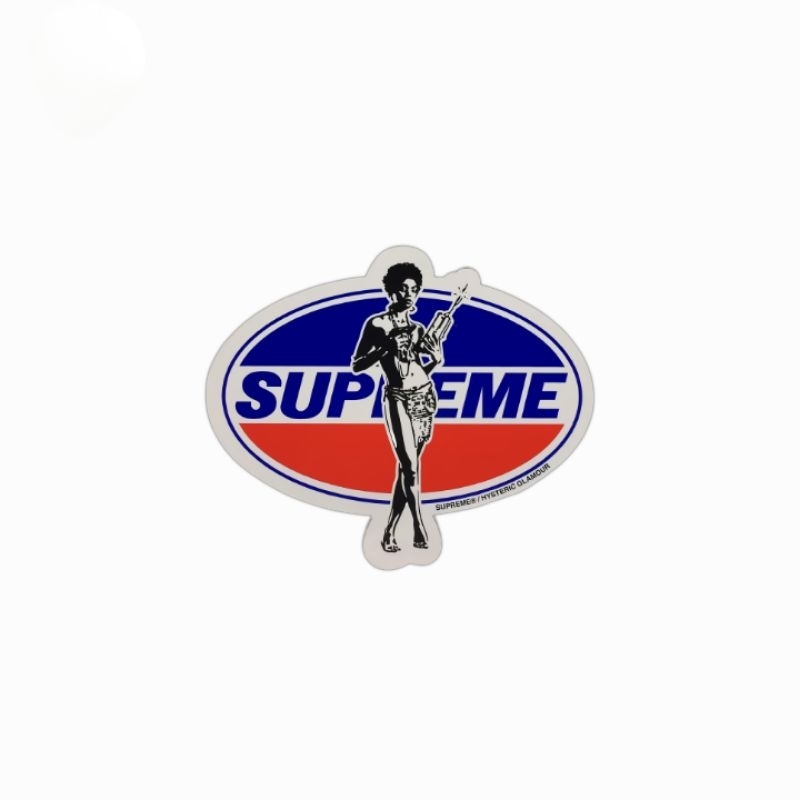 

sticker Supreme Hysteric Glamour girl logo stiker brand clothing streetwear