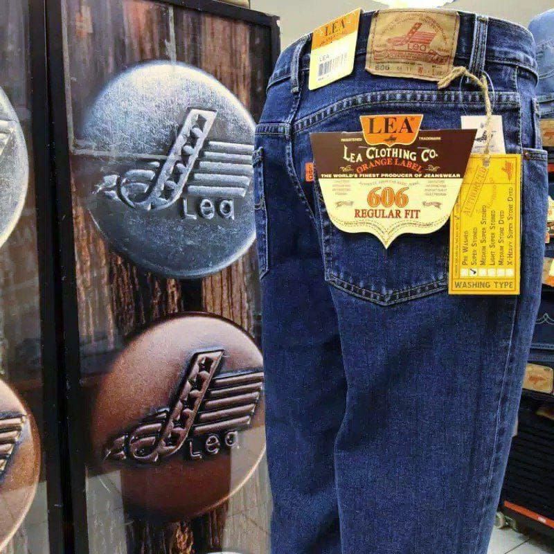 Celana Jean Lea 606 Reguler Fit Standart Original Size 28-38