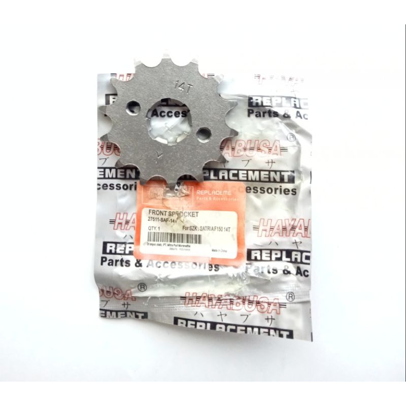Gir Gear Depan Satria Fu 150 14T Hayabusa