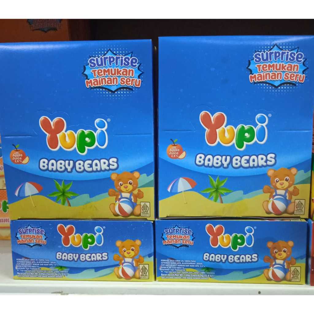 

YUPI BABY BEAR 24 biji per box