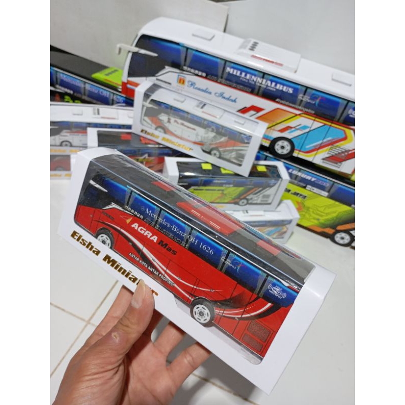 miniatur bus agra mas