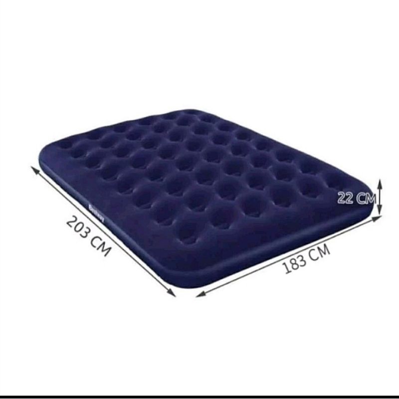 Hiro Sprei Luxury Kasur Angin Motif Polos Embos Kotak Aesthetic Emily 137x191x22 150x200x40 183x203x