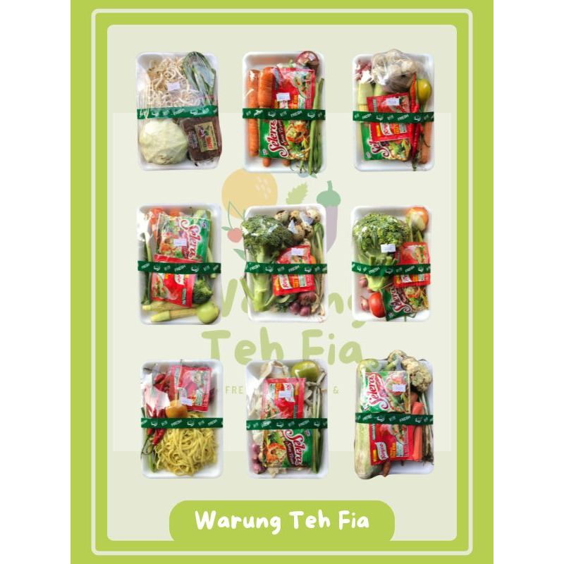 

KHUSUS INSTANT - Pack Sayuran Tinggal Masak | Sudah Termasuk Bumbu | Per Pack mulai dari 5000 aja - 4