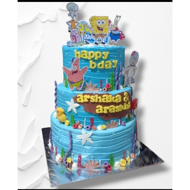 

kue ultah spongebob