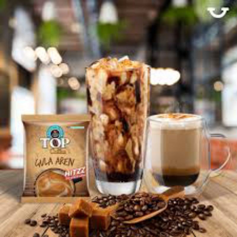

Top Coffee Kopi Instan Gula 22gr Isi 6+3 sachet