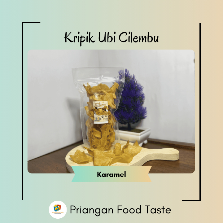 

KERIPIK/KRIPIK UBI CILEMBU MADU ASLI CILEMBU KEMASAN 60 GR/GRAM VARIAN/RASA KARAMEL