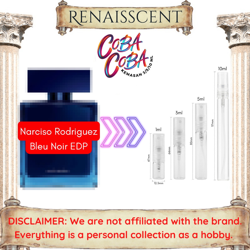 Decant Narciso Rodriguez Bleu Noir EDP For Him