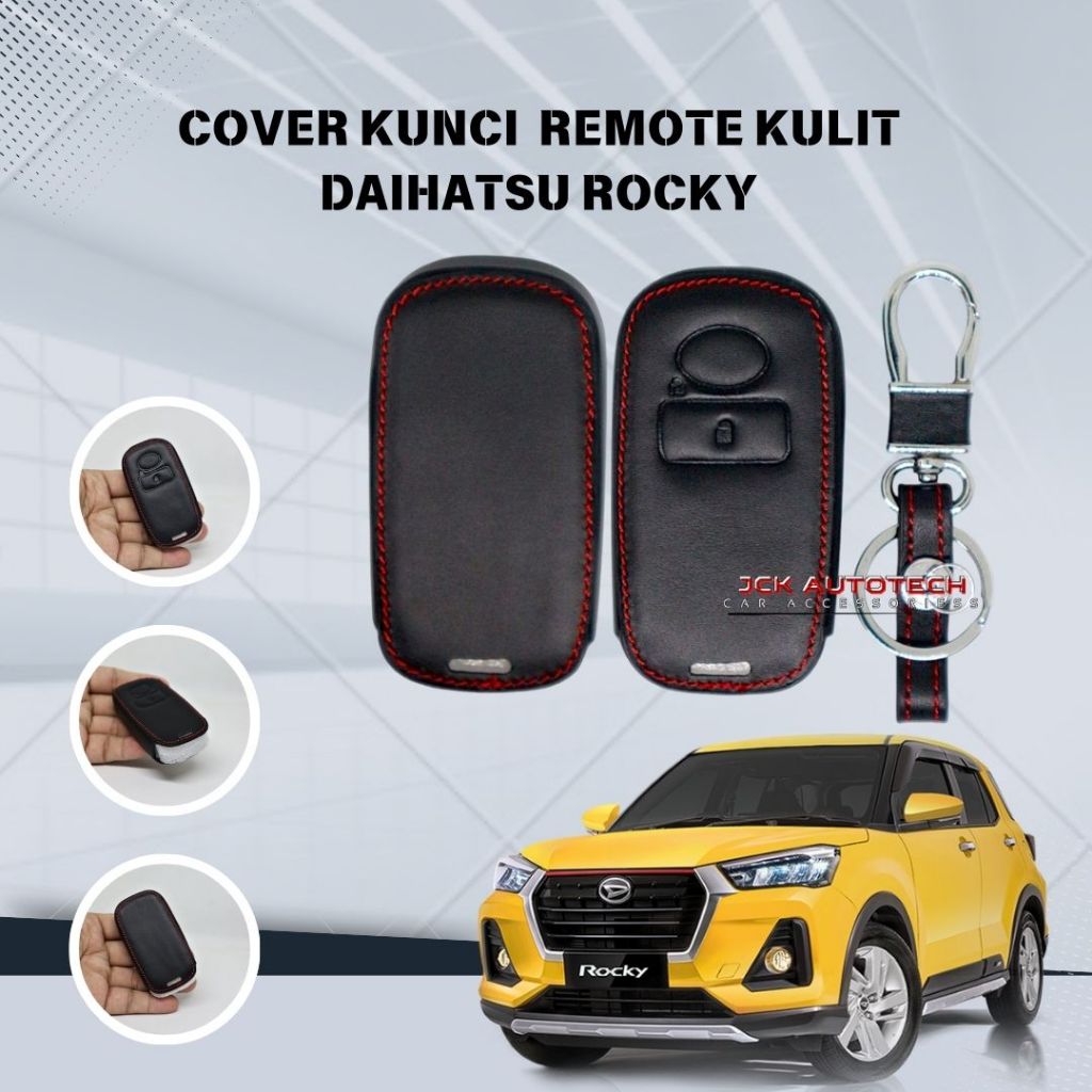 Sarung Kunci Kulit / Cover Kunci Remote Kulit Daihatsu Rocky