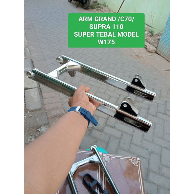 Swing Arm w175 pnp grand C70 Supra lama super tebal handmade tebal