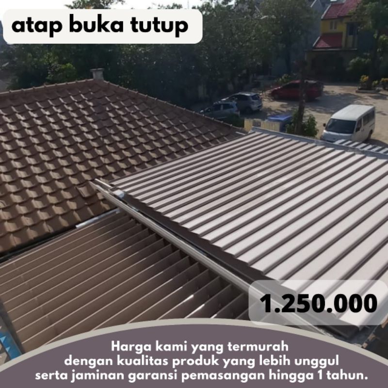 kanopi buka tutup otomatis