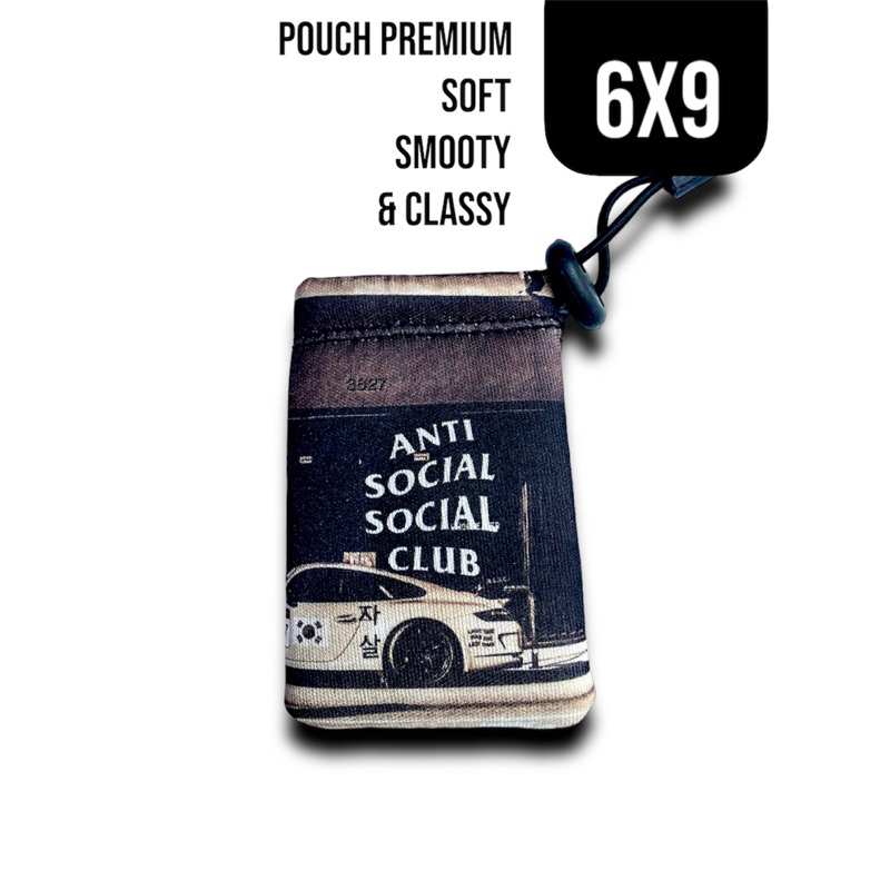 ANTI SOSIAL SOSIAL CLUB POUCH 6x9