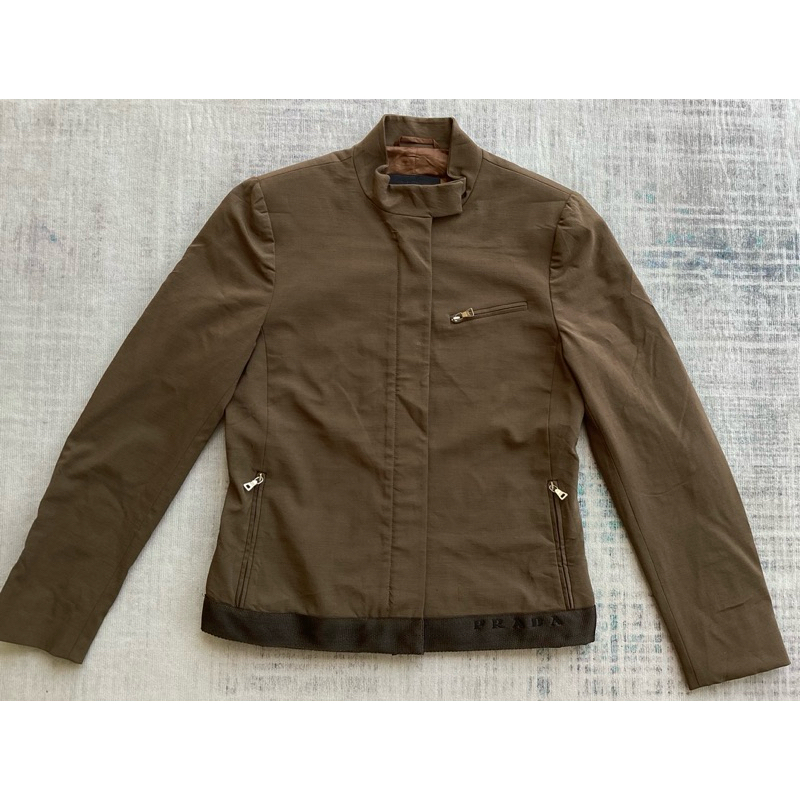 PRADA BROWN JAKET PRELOVED