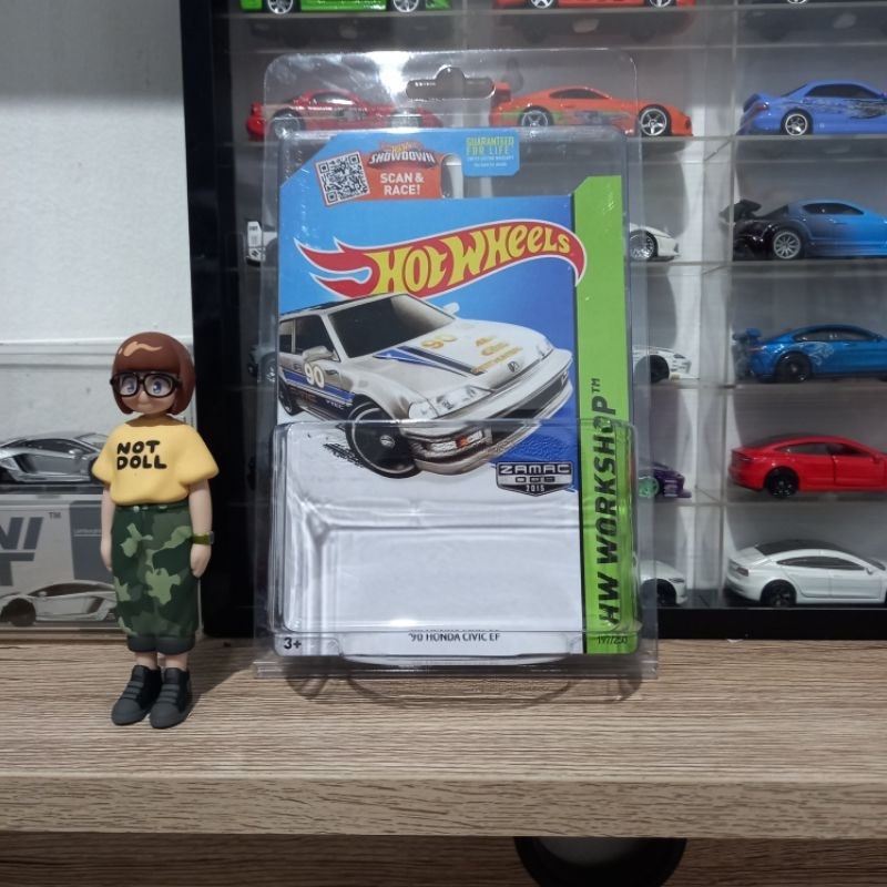 Custom Card 90 Honda Civic EF Zamac Hot Wheels