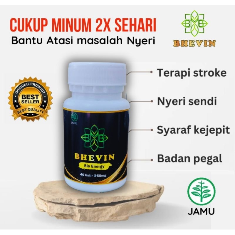 PIL HITAM AJAIB BHEVIN BIO ENERGY HARGA 1 BOTOL ISI 40 BUTIR