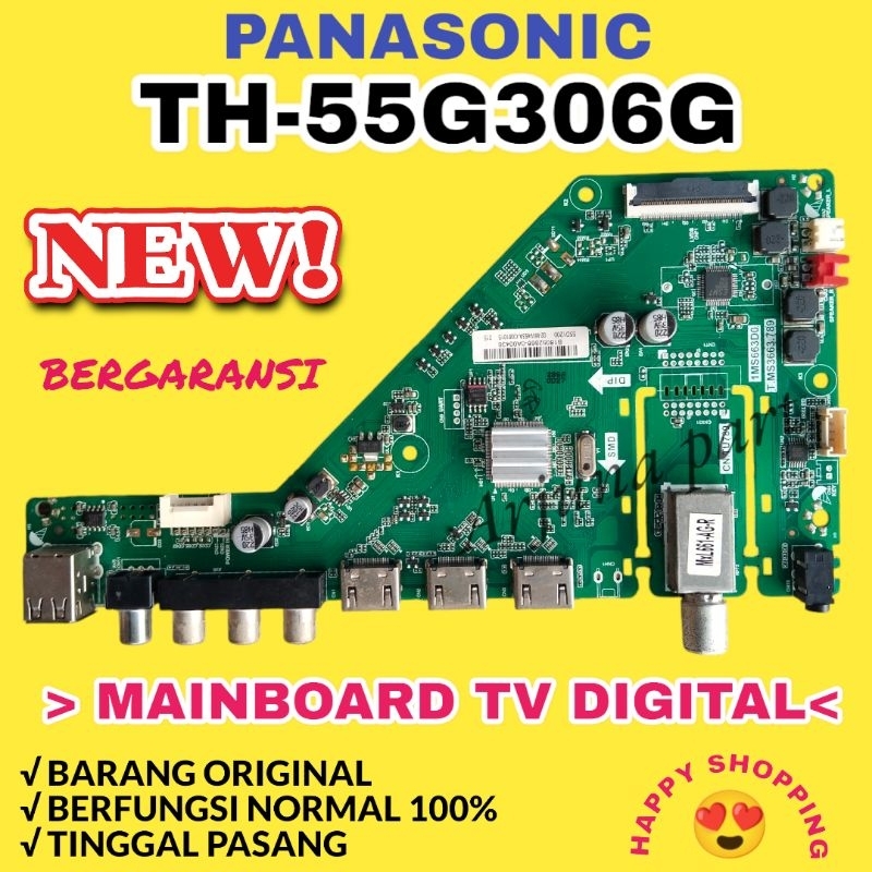 MAINBOARD TV PANASONIC TH-55G306G / MB TV PANASONIC TH-55G306G / MESIN TV PANASONIC TH-55G306G / MOD