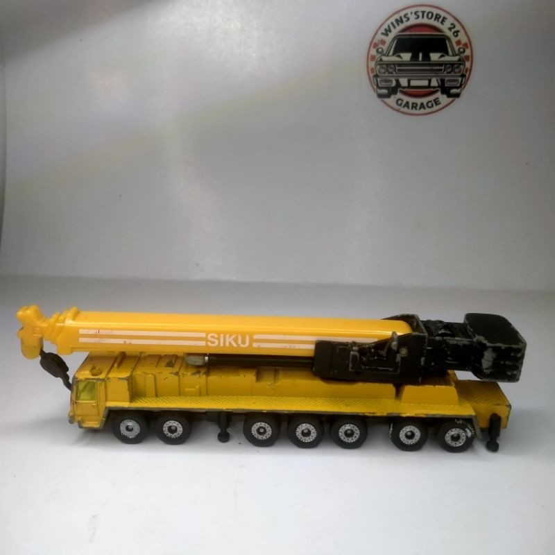 Diecast Alat Berat Siku 1623 Mega Lifter Truck Crane Construction Vehicle scale 1/87 Loose