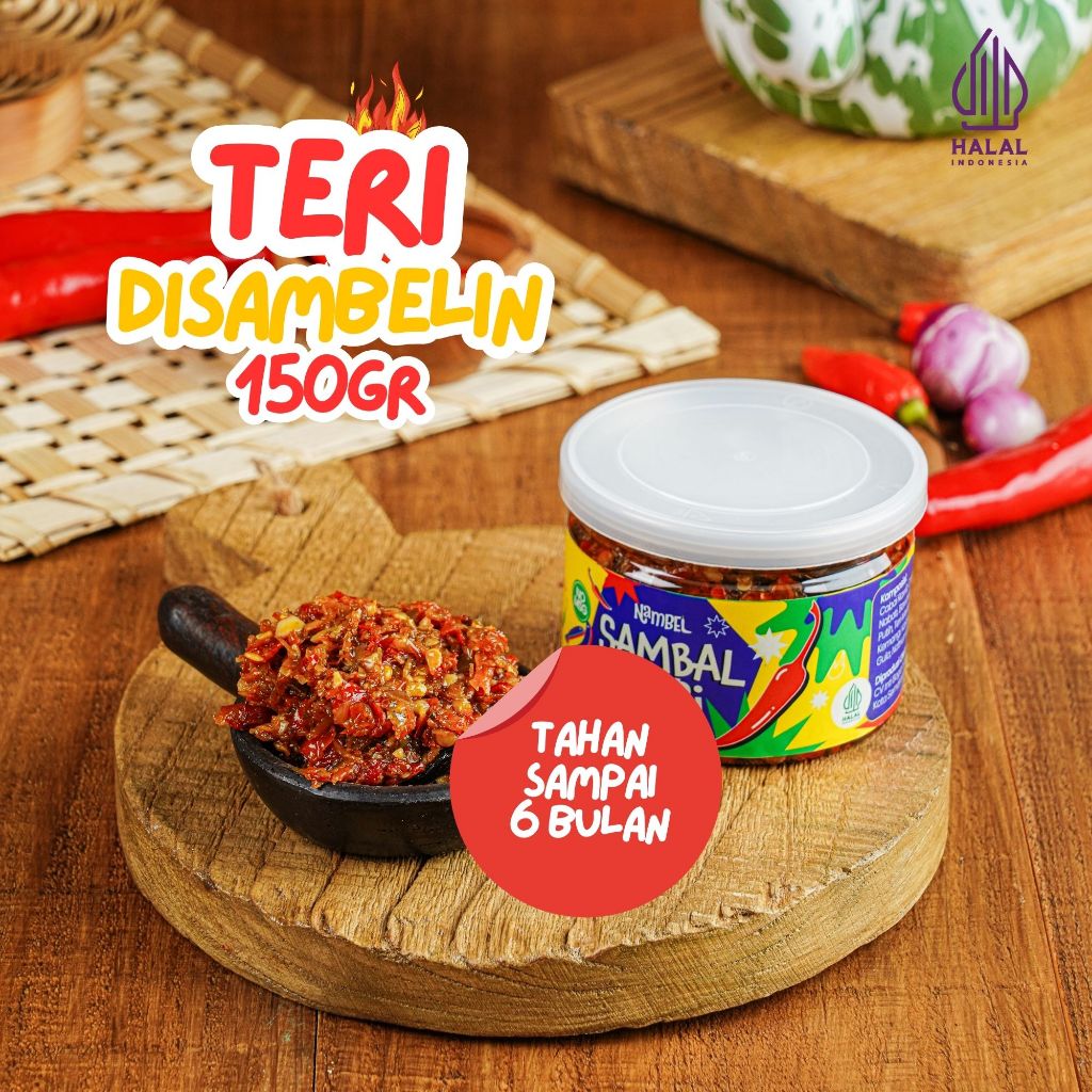 

Nambelin Sambal Teri Siap Makan 150gr