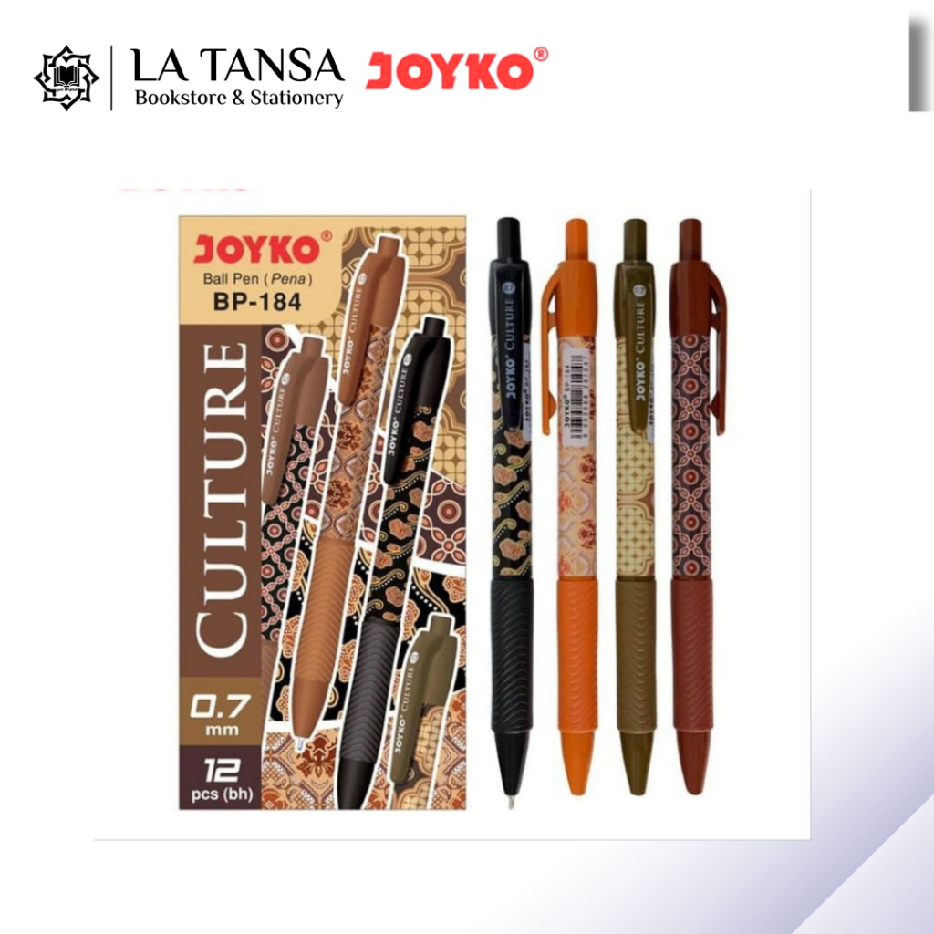 

Ball Pen / Pulpen / Pena Joyko BP-184 / Culture / 0.7 mm