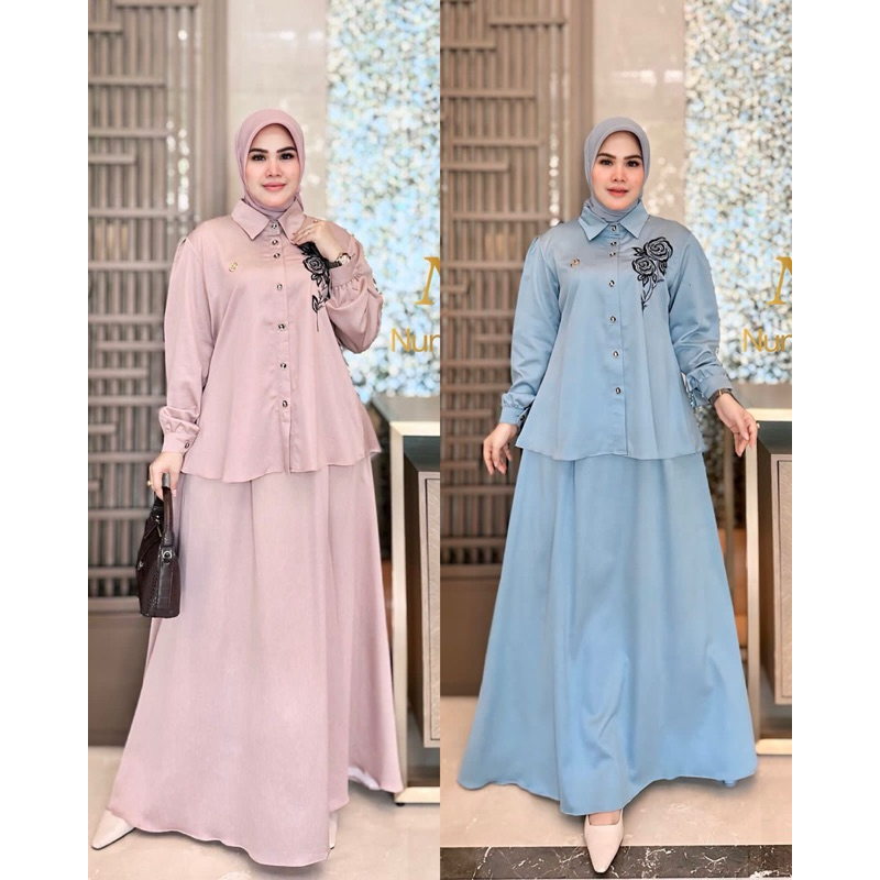 READY SIAP KIRIM VINNY SET ROK BY ORIGINAL NUNULOLO