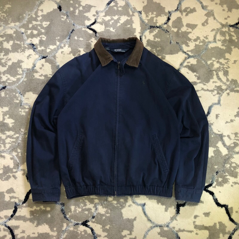 POLO by Ralph Lauren Vintage Harrington Jacket - Navy Corduroy