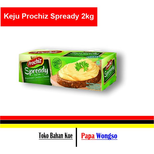 

Keju Prochiz Spready 2kg | Keju Oles - Keju Leleh