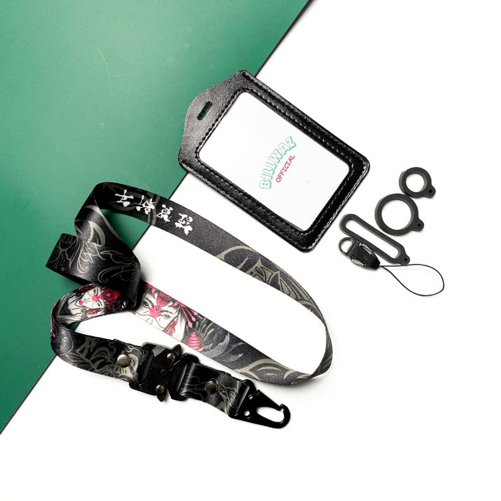 

Lanyard Redlight Custom Nama Koi Blue Series V2 Motif Gantungan Holder ID CARDVarious motifs