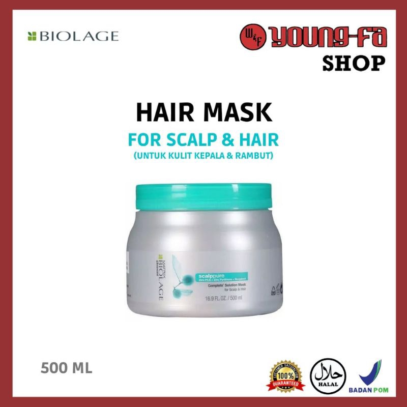 Hair Mask Biolage MATRIX - 500gram Untuk Merawat Semua Masalah Rambut (Rontok, Ketombe, kering, kusu