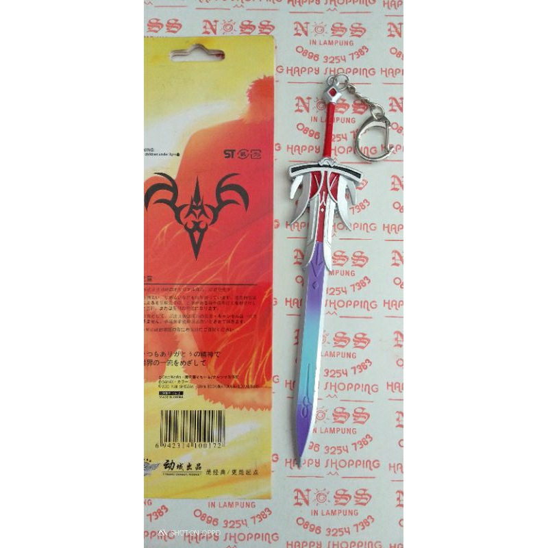 Gantungan kunci pedang Mordred Fate