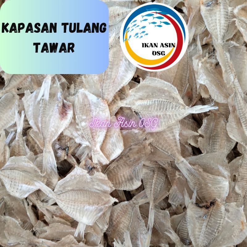 

Ikan asin Kapasan tulang tawar 1000gram, 500gram, 250gram