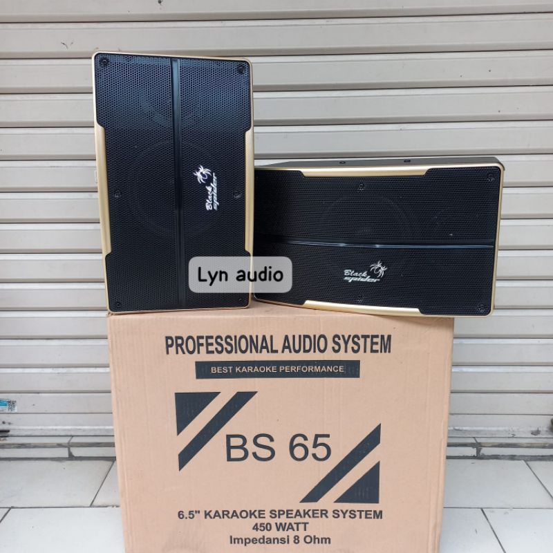 SPEAKER PASIF BLACK SPIDER BS65 6 INCH 450 WATT 8 OHM SEPASANG BS 65