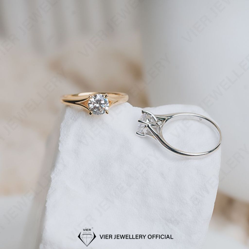 Vion S925 Ring 13059 , Cincin perak / silver 925 , cincin replika berlian crystal zirconia