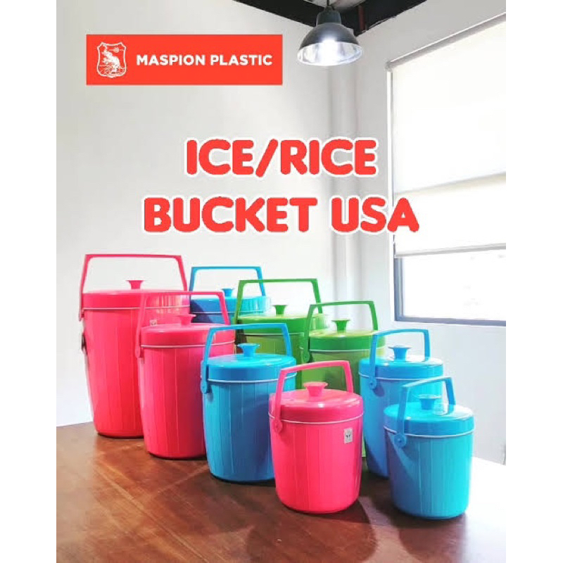 Maspion Termos Nasi, Termos Es BI 005 Ice/ Rice Bucket Ukuran Kecil Sedang Besar