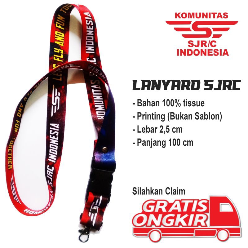 

Lanyard SJRC Gantungan SJRC Full Printing