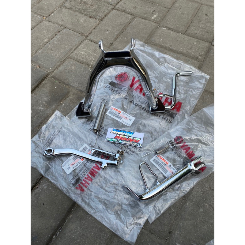 standar 1 standar samping dan standar 2 standar tengah standar mio sporty/mio smile/nouvo/mio fino/m