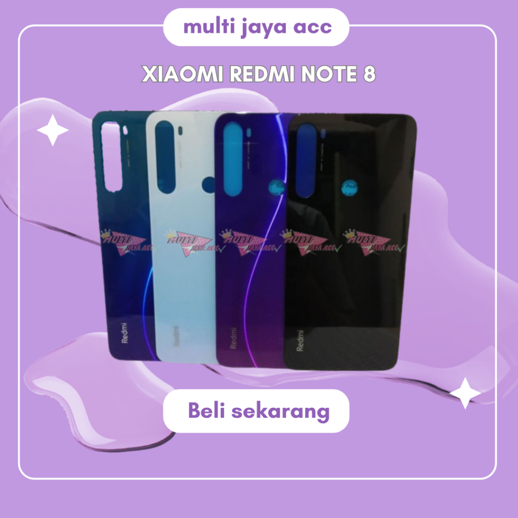 Backdoor Tutup Belakang Xiaomi Redmi Note 8 Casing