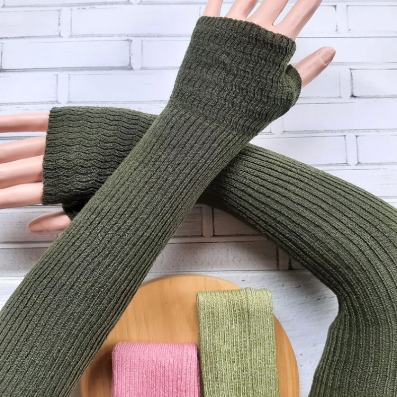 Handsock rajut jempol premium HQ/manset rajut/ MANSET TANGAN